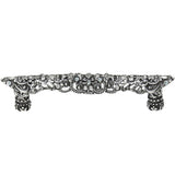 Carpe Diem Hardware - Juliane Grace 4'' O.C. Pull With Clear and Aquamarine Swarovski Crystals In Chalice. - Chalice