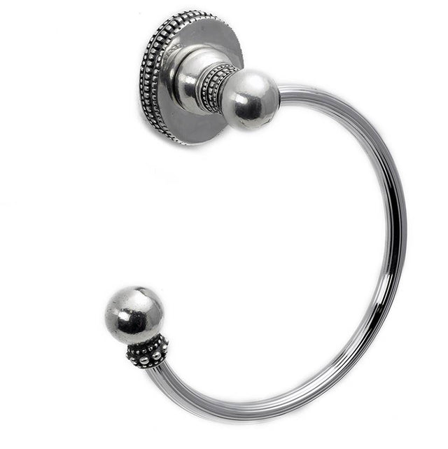 Carpe Diem Hardware - Classic Swing Towel Reeded Ring Left - Chalice