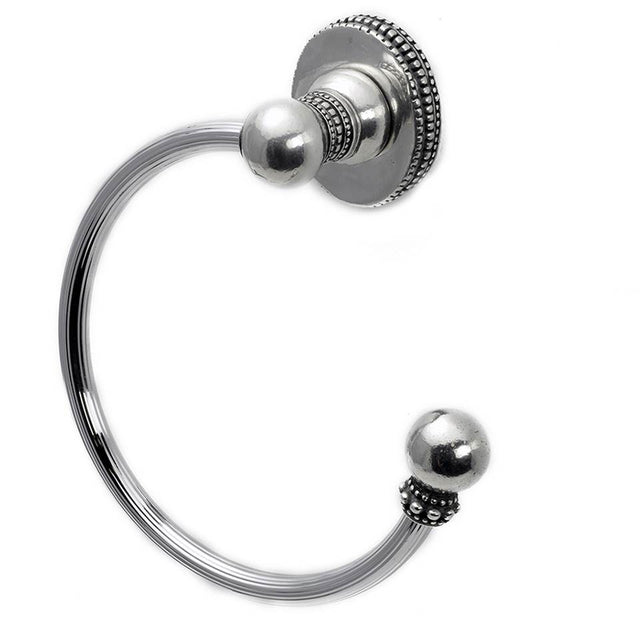 Carpe Diem Hardware - Classic Swing Towel Reeded Ring Right - Chalice