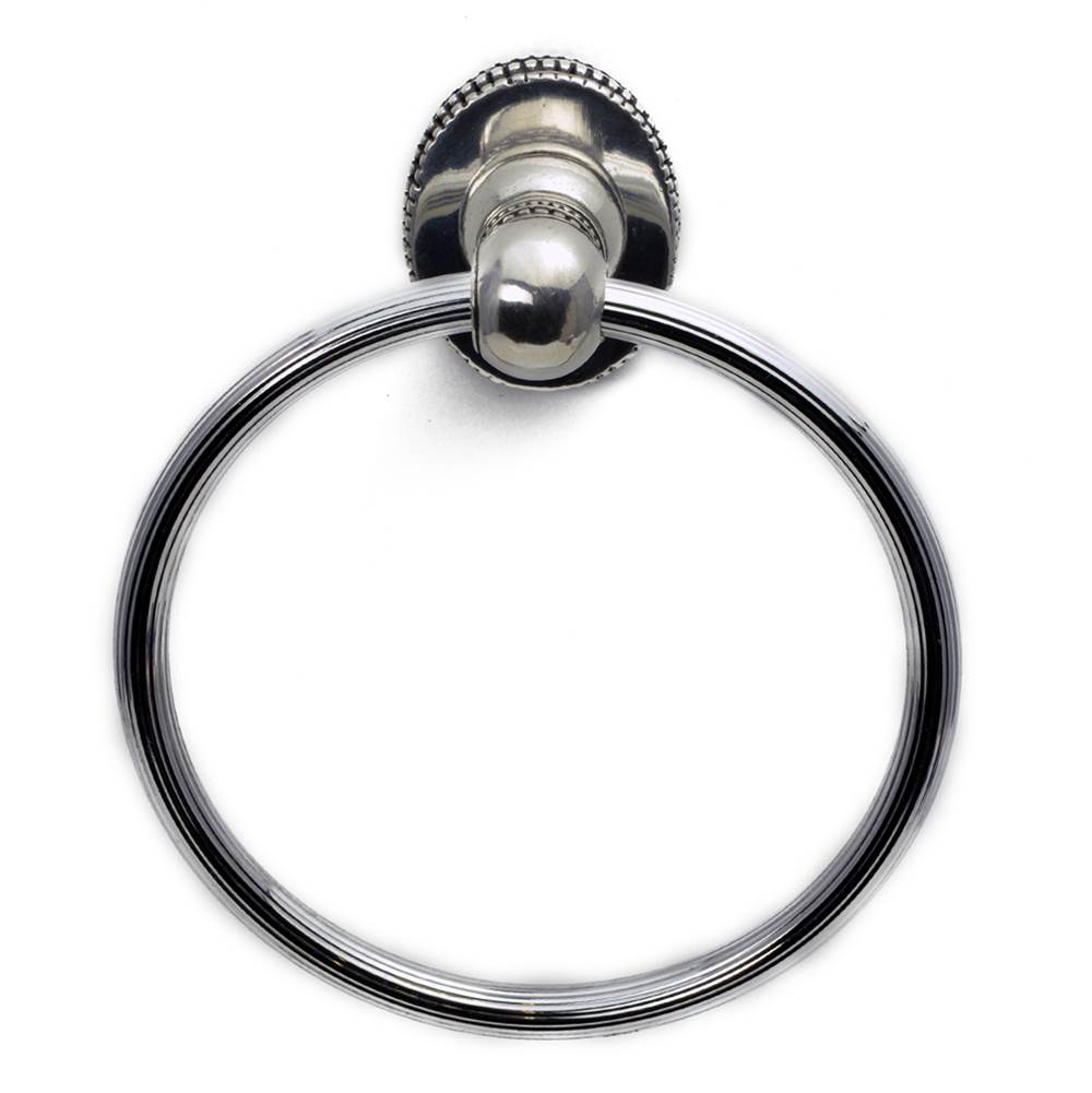 Carpe Diem Hardware - Classic Full Swing Towel Reeded Ring - Chalice