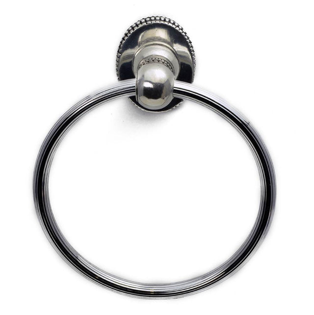 Carpe Diem Hardware - Classic Full Swing Towel Reeded Ring - Chalice