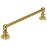 Carpe Diem Hardware - Acanthus 16'' O.C. (Approximately) Towel Bar Renaissance Style With 5/8'' Reeded Center - Gilded Mercury