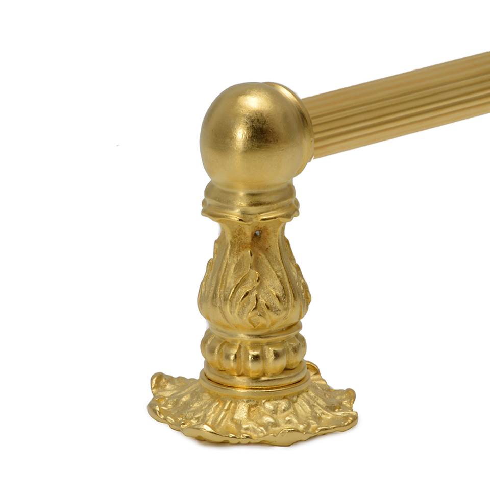 Acanthus 16'' O.C. (Approximately) Towel Bar Renaissance Style With 5/8'' Reeded Center