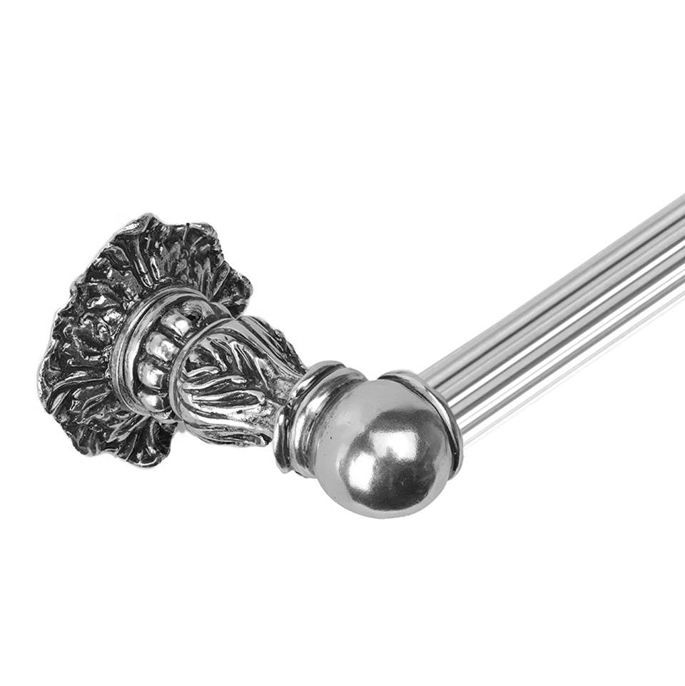 Acanthus 16'' O.C. (Approximately) Towel Bar Renaissance Style With 5/8'' Reeded Center
