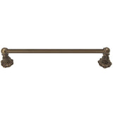 Carpe Diem Hardware - Acanthus 24'' O.C. (Approximately) Towel Bar Renaissance Style With 5/8'' Reeded Center - Antique Brass