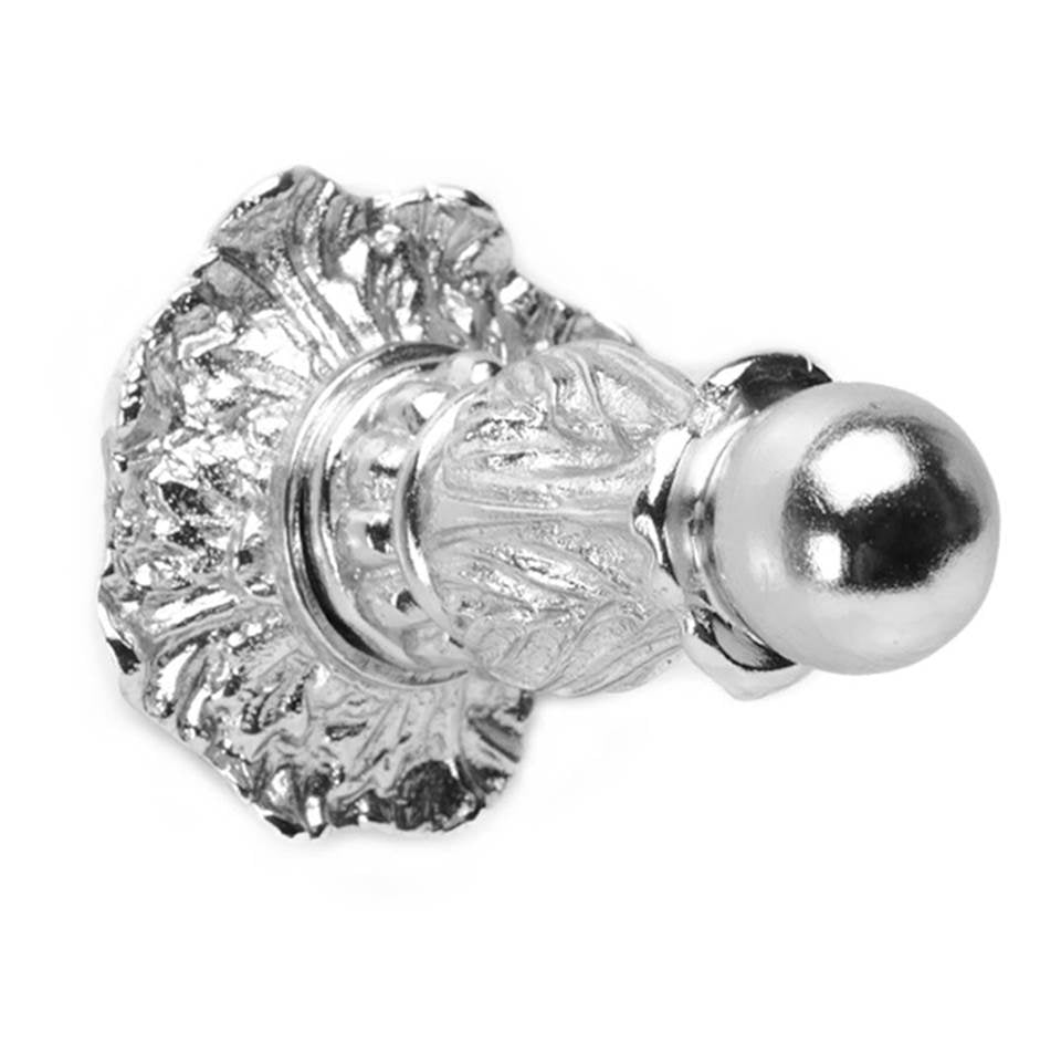 Carpe Diem Hardware - Acanthus Hook Renaissance Style - Platinum