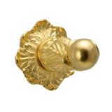 Carpe Diem Hardware - Acanthus Hook Renaissance Style - Gilded Mercury