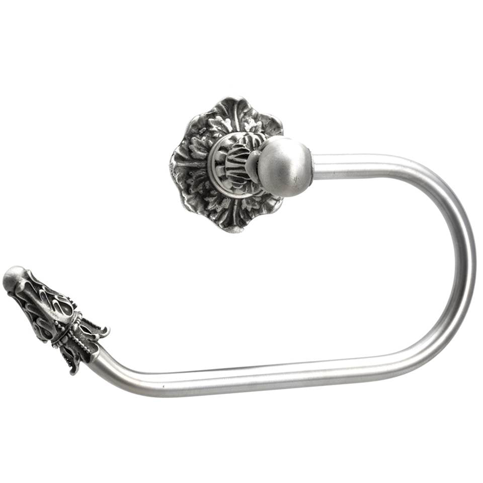 Acanthus Swing Tissue Smooth Ring Left Renaissance Style