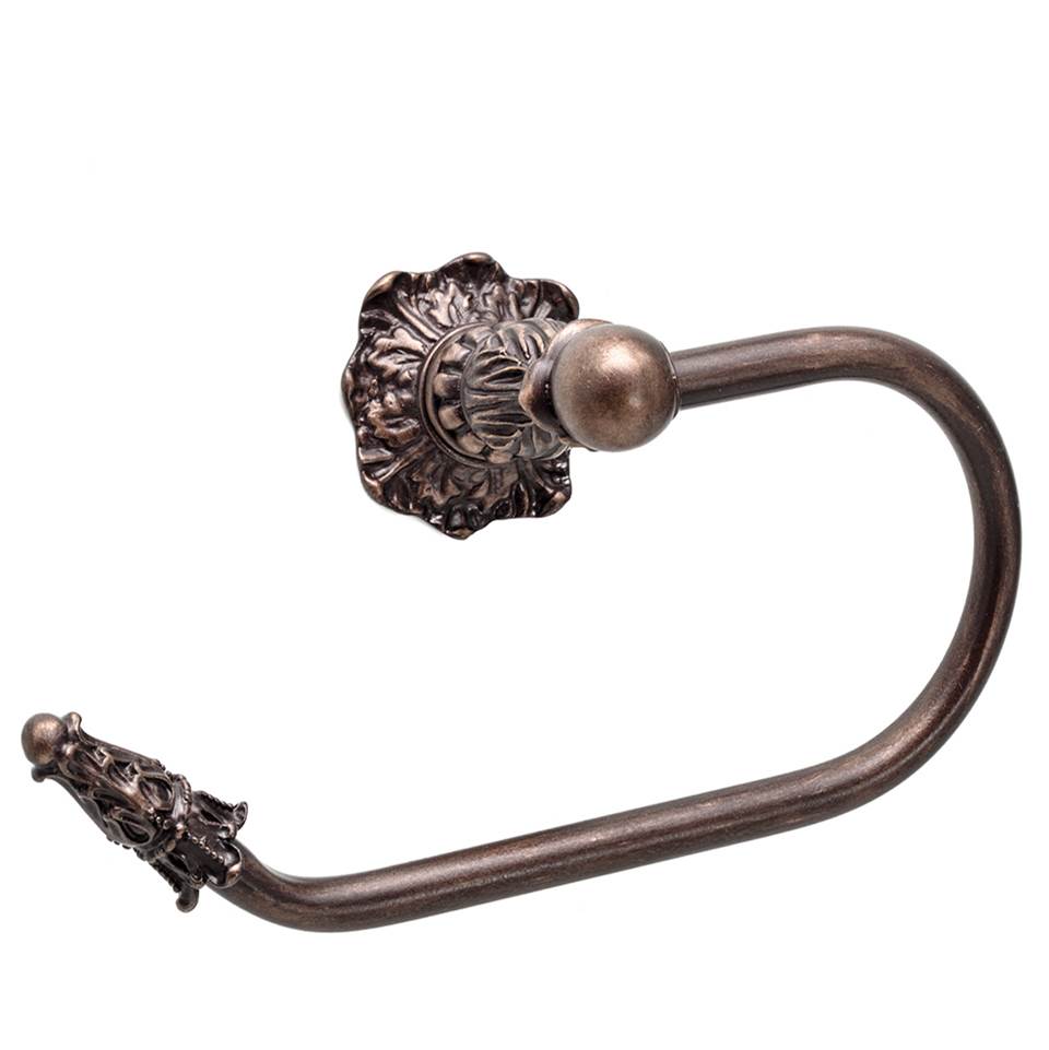 Acanthus Swing Tissue Smooth Ring Left Renaissance Style
