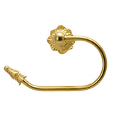 Carpe Diem Hardware - Acanthus Swing Tissue Smooth Ring Left Renaissance Style - Gilded Mercury
