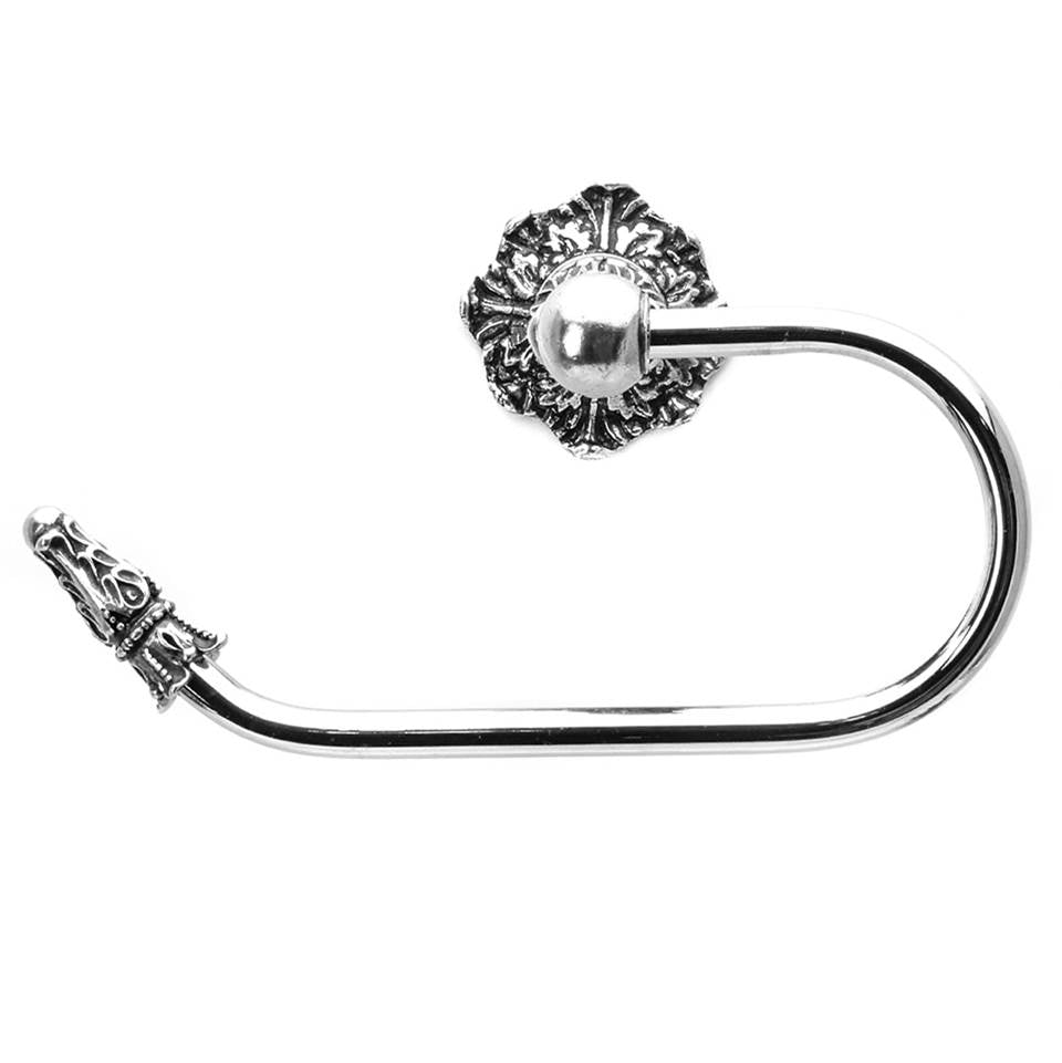 Carpe Diem Hardware - Acanthus Swing Tissue Smooth Ring Left Renaissance Style - Chalice