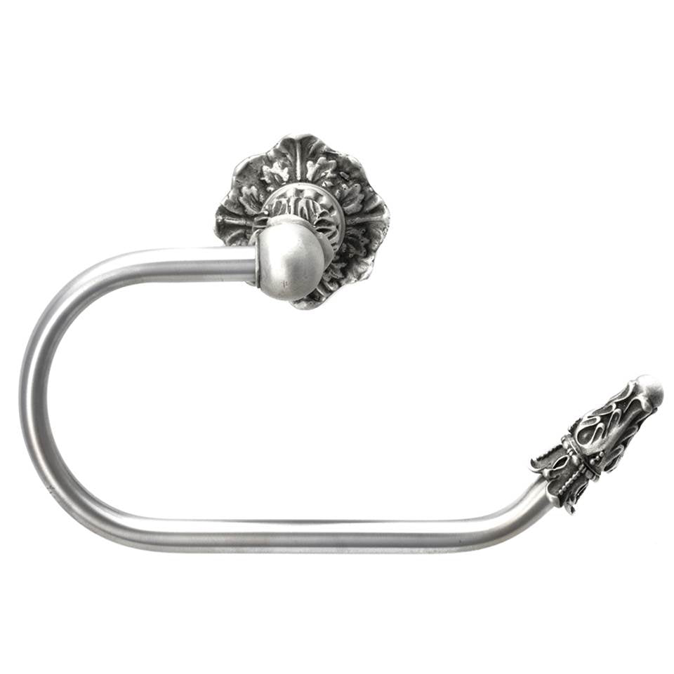 Carpe Diem Hardware - Acanthus Swing Tissue Smooth Ring Right Renaissance Style - Soft Gold