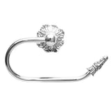 Carpe Diem Hardware - Acanthus Swing Tissue Smooth Ring Right Renaissance Style - Platinum