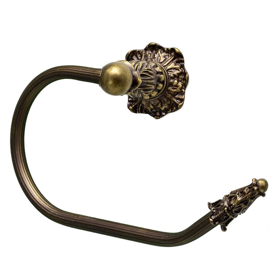 Acanthus Swing Tissue Reeded Ring Right Renaissance Style