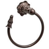 Acanthus Swing Towel Smooth Ring Left Renaissance Style