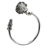 Acanthus Swing Towel Smooth Ring Left Renaissance Style