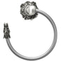 Carpe Diem Hardware - Acanthus Swing Towel Reeded Ring Left Renaissance Style - Soft Gold