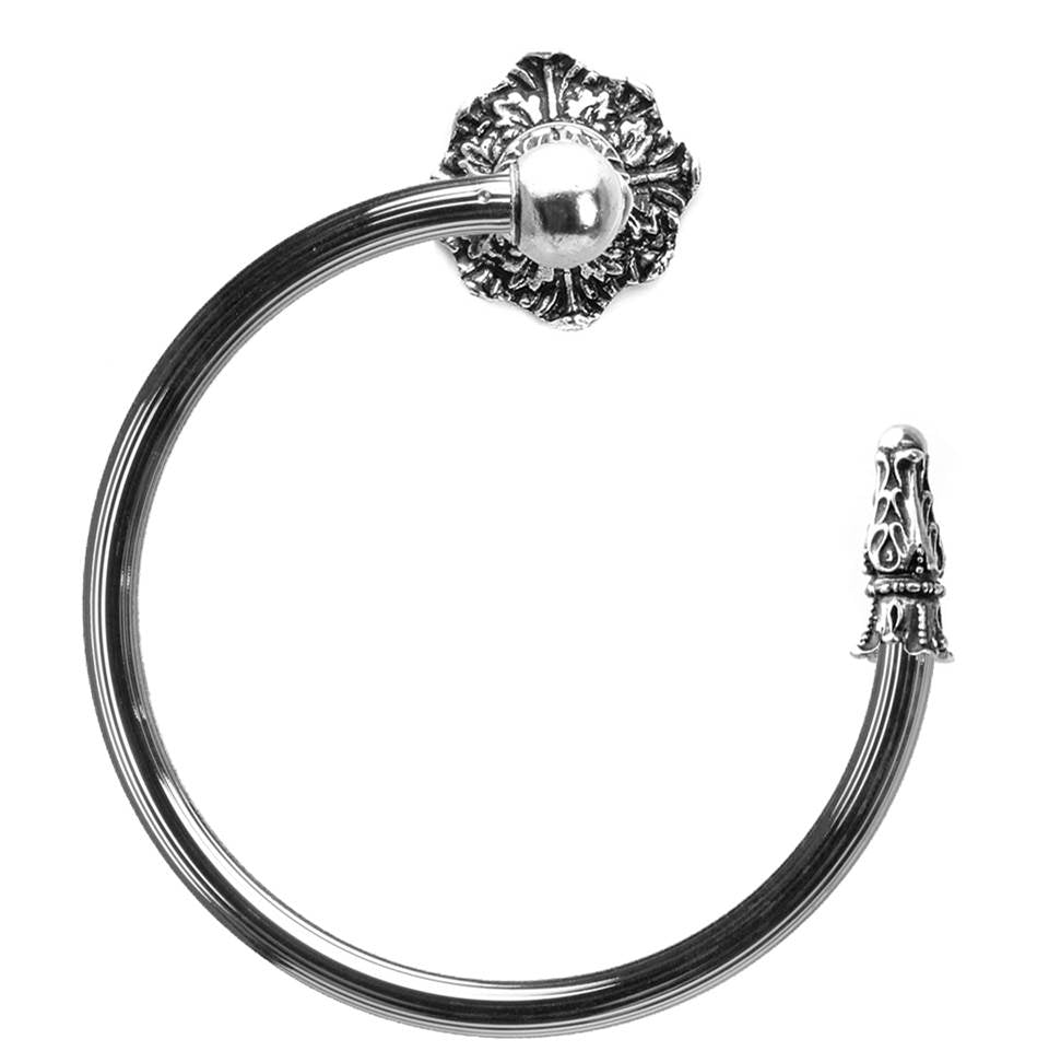 Carpe Diem Hardware - Acanthus Swing Towel Reeded Ring Left Renaissance Style - Chalice