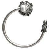 Carpe Diem Hardware - Acanthus Swing Towel Smooth Ring Right Renaissance Style - Soft Gold