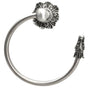 Carpe Diem Hardware - Acanthus Swing Towel Smooth Ring Right Renaissance Style - Soft Gold
