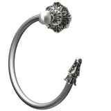 Acanthus Swing Towel Reeded Ring Right Renaissance Style