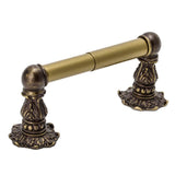 Carpe Diem Hardware - Acanthus Tissue Post Renaissance Style - Antique Brass