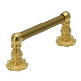 Carpe Diem Hardware - Acanthus Tissue Post Renaissance Style - Gilded Mercury