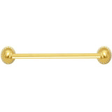 Carpe Diem Hardware - Cache 16'' O.C. (Approximately) Towel Bar 5/8'' Smooth Center - Gilded Mercury