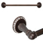 Carpe Diem Hardware - Cache 16'' O.C. Approx Towel Bar 5/8'' Reeded Center - Chalice