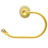 Carpe Diem Hardware - Cache Swing Tissue Reeded Ring Left - Gilded Mercury