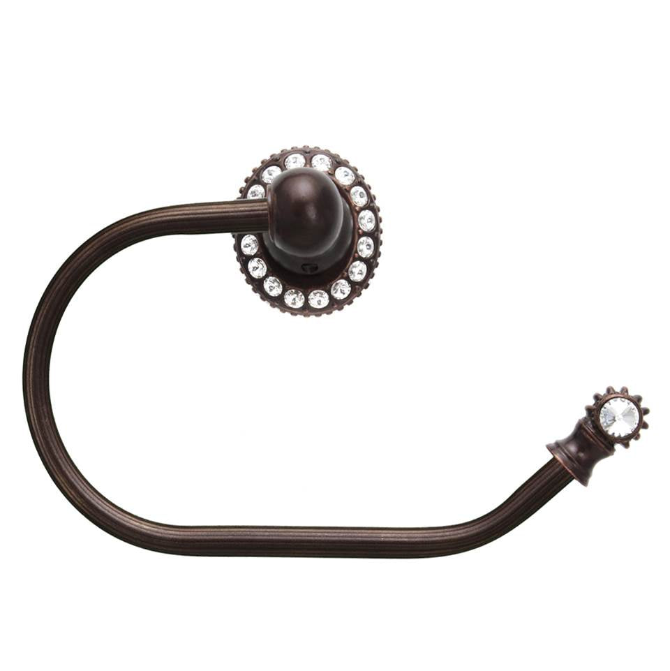 Carpe Diem Hardware - Cache Swing Tissue Reeded Ring Right - Oil Rubbed Bronze