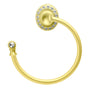 Carpe Diem Hardware - Cache Swing Towel Smooth Ring Left - Soft Gold