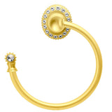 Carpe Diem Hardware - Cache Swing Towel Smooth Ring Left - Gilded Mercury