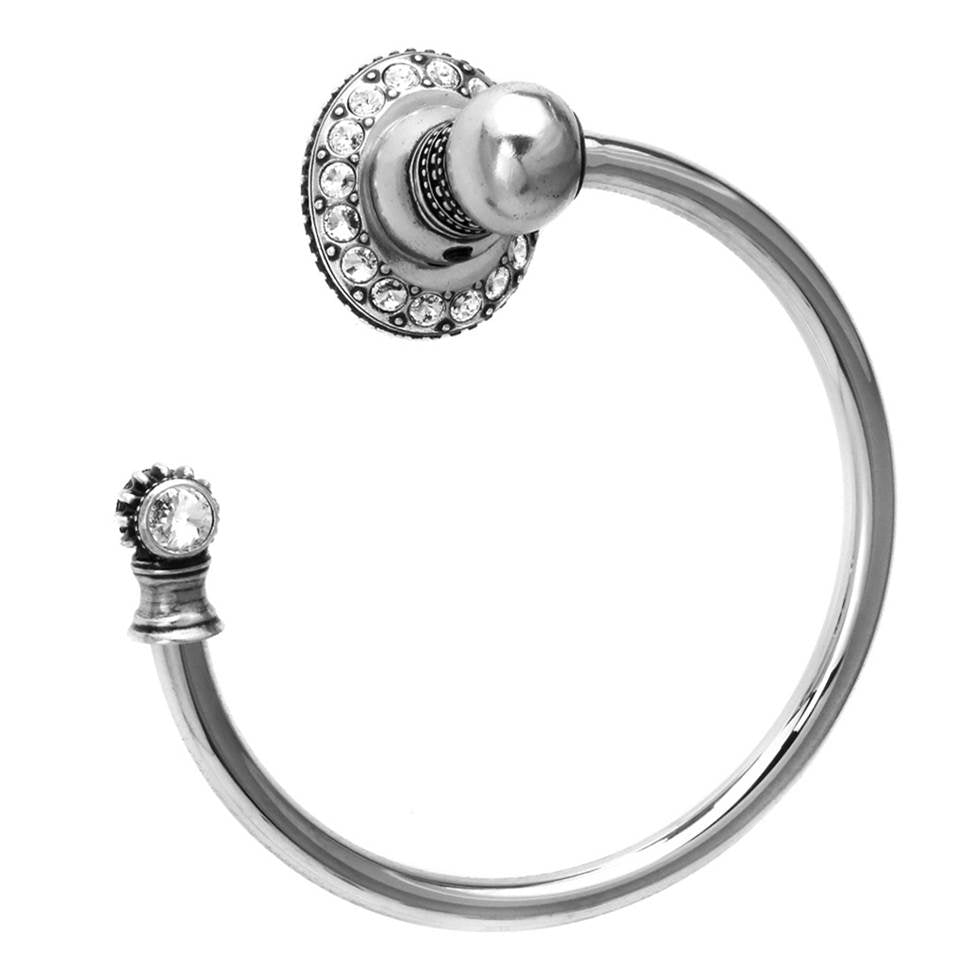 Carpe Diem Hardware - Cache Swing Towel Smooth Ring Left - Chalice