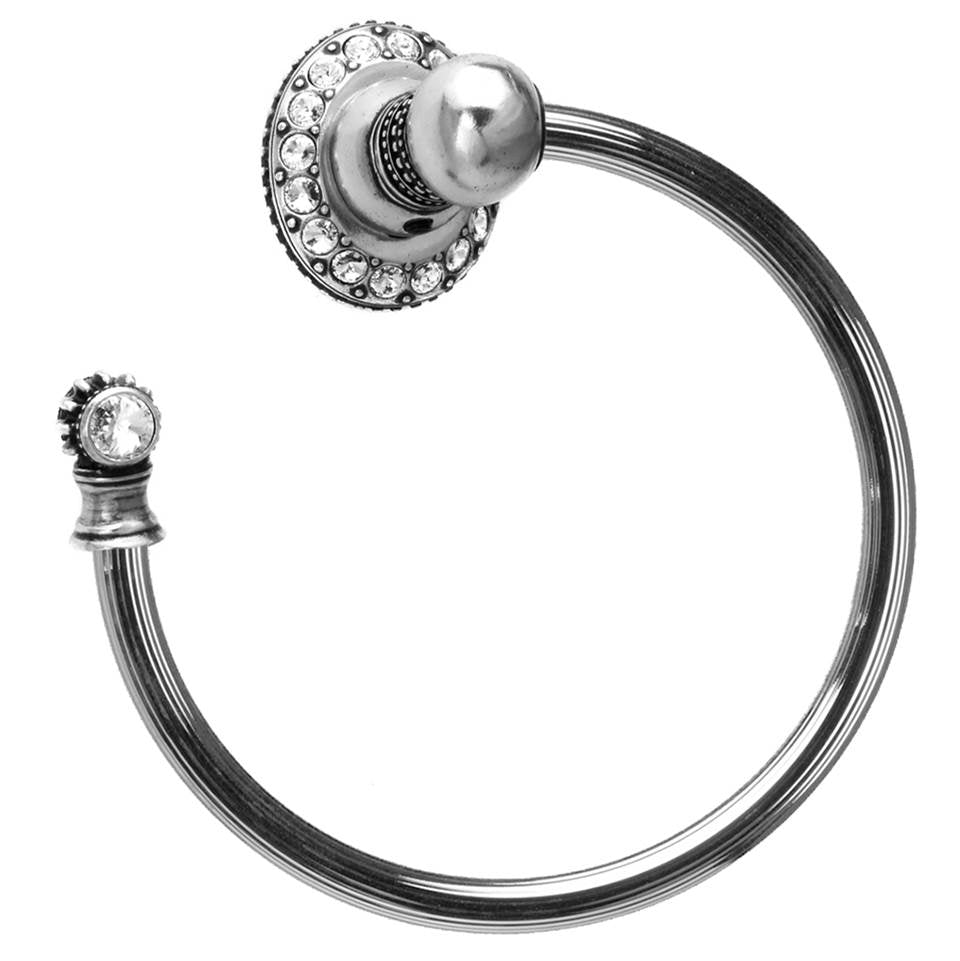 Carpe Diem Hardware - Cache Swing Towel Reeded Ring Left - Chalice