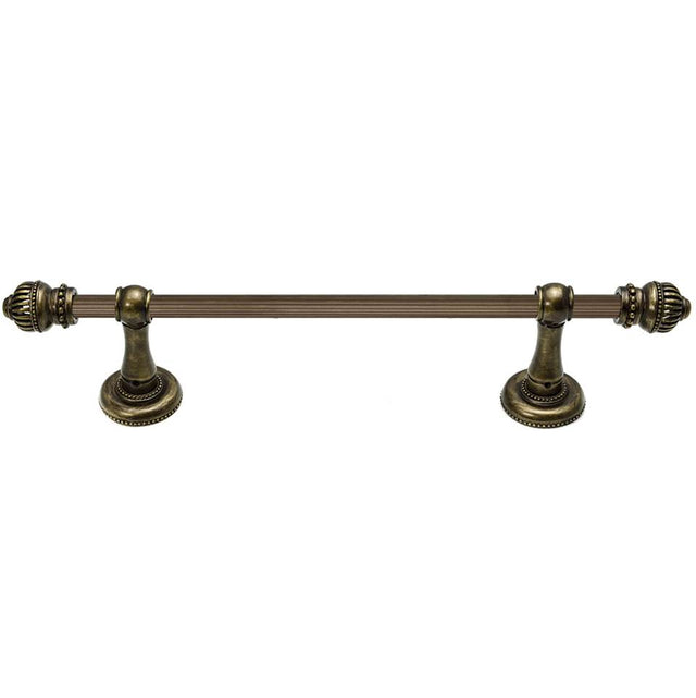 Carpe Diem Hardware - Cricket Cage 36'' O.C. Approx Towel Bar 5/8'' Reeded Center - Gilded Mercury