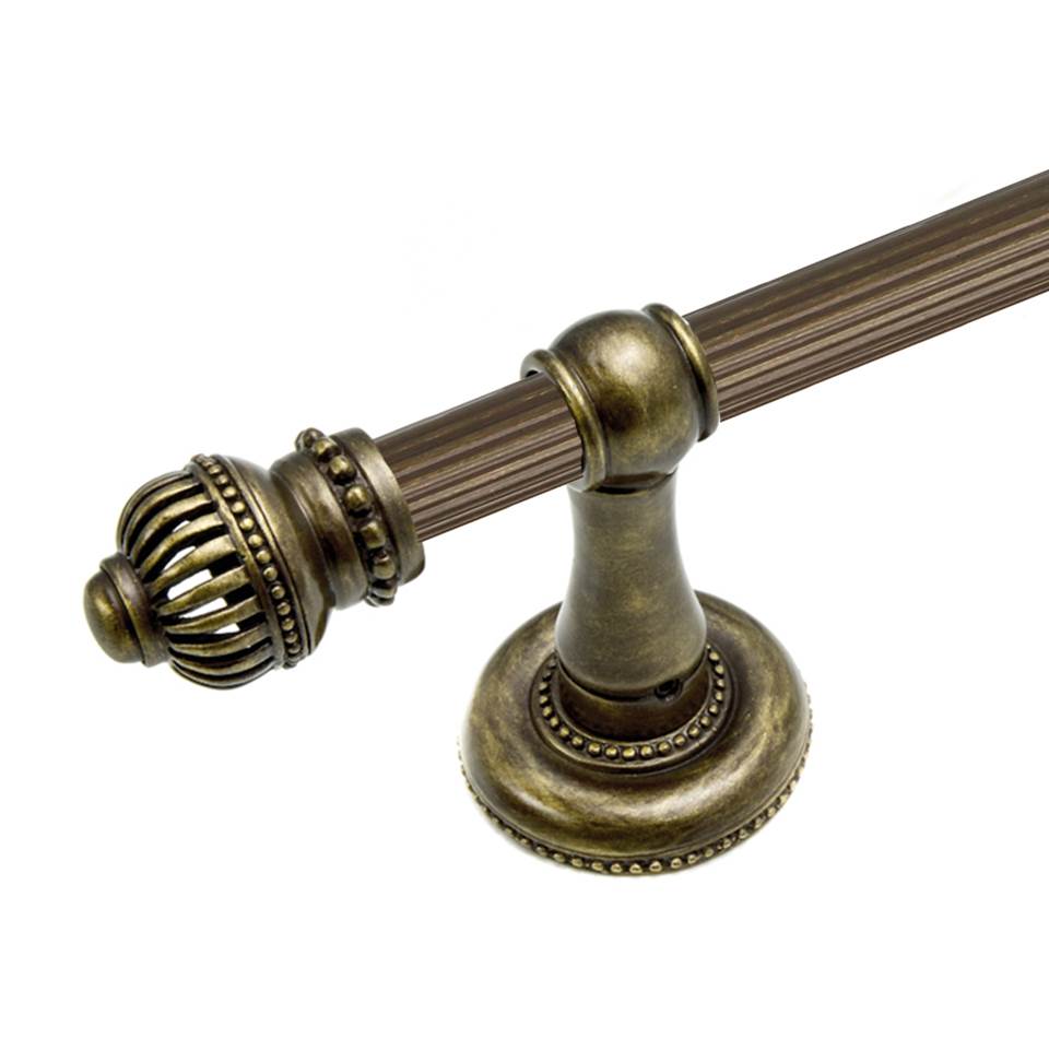 Cricket Cage 36'' O.C. Approx Towel Bar 5/8'' Reeded Center