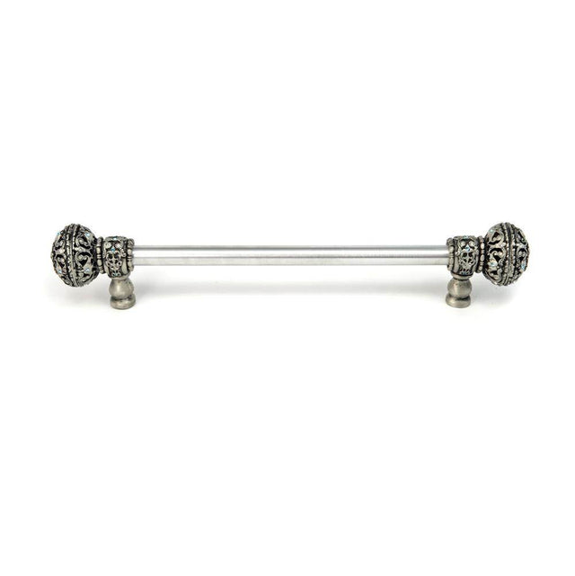 Carpe Diem Hardware - Juliane Grace 9'' O.C. Approx w/ 1/2'' Smooth Center Long Pull Large Finial w/ Swarovski Crystals - Chalice