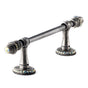 Carpe Diem Hardware - Cache Ii 16'' O.C. Approx Towel Bar w/ 80 Rivoli Swarovski Crystals w/ 5/8'' Smooth Center - Soft Gold
