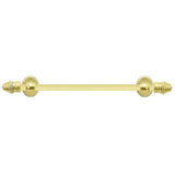 Carpe Diem Hardware - Cache Ii 16'' O.C. Approx Towel Bar w/ 80 Rivoli Swarovski Crystals w/ 5/8'' Reeded Center - Soft Gold