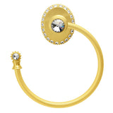 Carpe Diem 1835R-23C Cache Chrysalis Swing Towel Reeded Ring Left W/ Swarovski Crystals