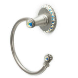 Cache Ii Swing Towel Smooth Ring Right With Swarovski Aurore Boreale Crystals