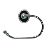Carpe Diem Hardware - Cache Ii Swing Tissue Smooth Ring Left w/ Swarovski Crystals - Chalice