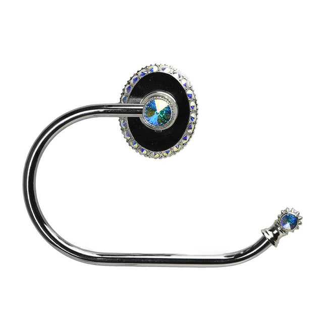 Carpe Diem Hardware - Cache Ii Swing Tissue Smooth Ring Right w/ Swarovski Crystals - Chalice