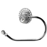 Carpe Diem Hardware - Cache Ll Large Swing Tissue Reeded Ring Left With 42 Rivoli Swarovski Crystals - Chalice