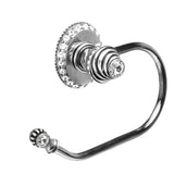 Cache Ll Large Swing Tissue Reeded Ring Left w/ 42 Rivoli Swarovski Crystals