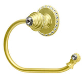 Carpe Diem Hardware - Cache Ll Large Swing Tissue Smooth Ring Right w/ 42 Rivoli Swarovski Crystals - Soft Gold