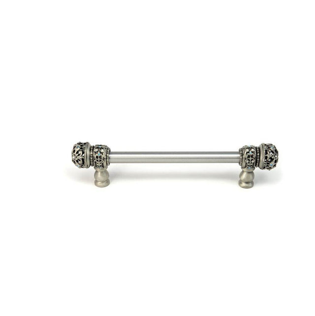 Carpe Diem Hardware - Juliane Grace 6'' O.C. Approx w/ 1/2'' Smooth Center Long Pull Small Finial w/ Swarovski Crystals - Chalice