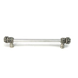 Carpe Diem Hardware - Juliane Grace 9'' O.C. Approx w/ 1/2'' Smooth Center Long Pull Small Finial w/ Swarovski Crystals - Chalice