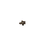 Carpe Diem Hardware - Triple Acorn & Oak Leaf Large Knob - Antique Brass